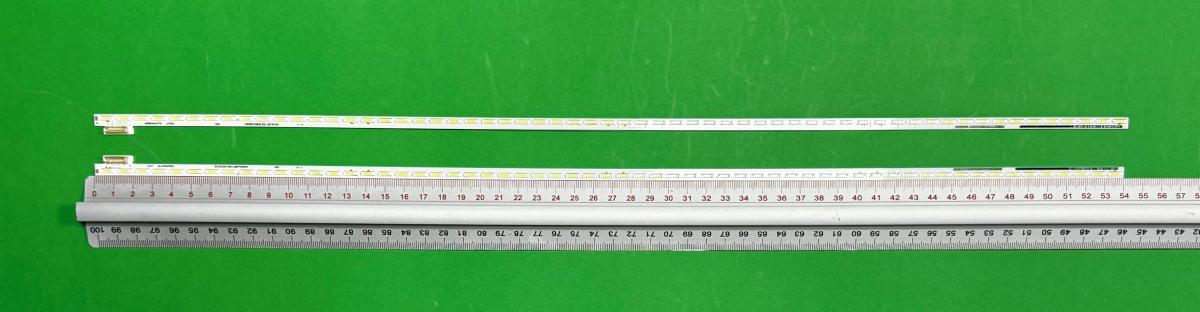 Led backlight strip for tv PANASONIC 49" set 2pcs , 1pcs X NLAW40360L & 1pcs X NLAW40360R , 760.0141U.001 , 60LED , 542MM , CONNECTOR : 5PIN ,