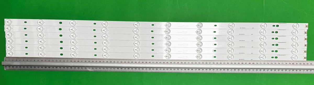 Led backlight strip for tv  SHARP 42"  set 6pcs X LB-F3528-GJD2P5420410-H YL-42037001-3E765 , 10LED , 840MM , 3V ,