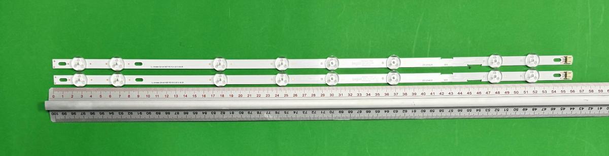 Led backlight strip for tv PHILIPS / LG / MAGNAVOX 32" set 2pcs X UDULED0GS038 328S1P LG INNOTEK 32inch NDF REV0.0  , 8LED , 562MM , 3V ,