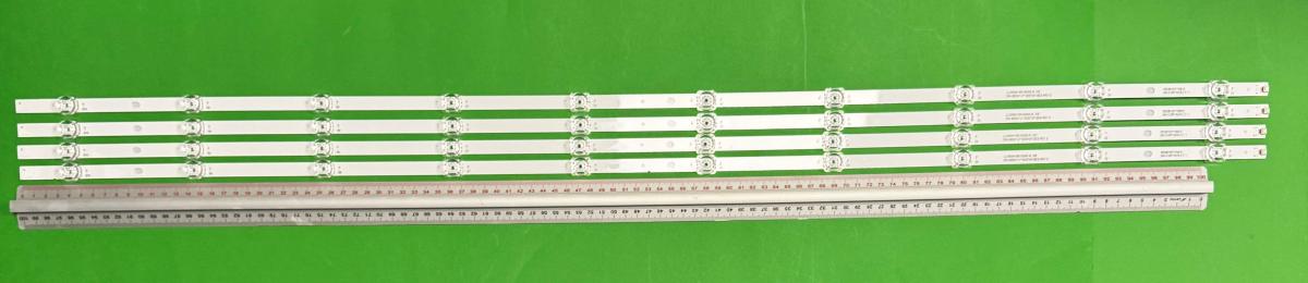 Led backlight strip for tv HISENSE 55" set 4pcs X ZD_SSC_D550_4X10_01_V2.20 20_20210319 HIP7.820.208 HD550Y1U72-T0L2+2021013901+SVH550AF1+ZDJG HD550Y1U72-T0L2+2021031901+SVH550FA1+ZDJG JL.D550A1330-003BS-M_V01  JL.D550A1330-003AS-M_V02 CRH-BX55V1U71330T04108CS-REV1.2 , 10LED , 1056MM , 3V ,