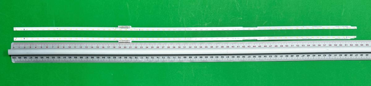 Led backlight strip for tv  PANASONIC 58" set 2pcs , 1pcs X 6202B000CQ000 & 1pcs X 6202B000CP000 , 64LED , 631MM , 3V ,