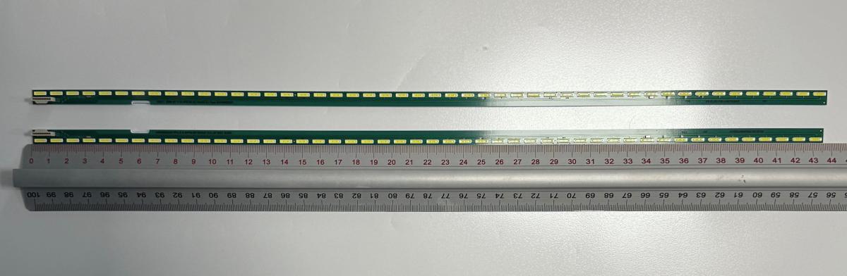Led backlight strip for tv LG 40" set 2pcs , 1pcs x 40'' V15 UF6700 UD Rev03 9 L-Type & 1pcs x  40'' V15 UF6700 UD Rev03 9 R-Type , EAV62952201 , MAK63207101 ,  48LED , 435MM , 3V ,