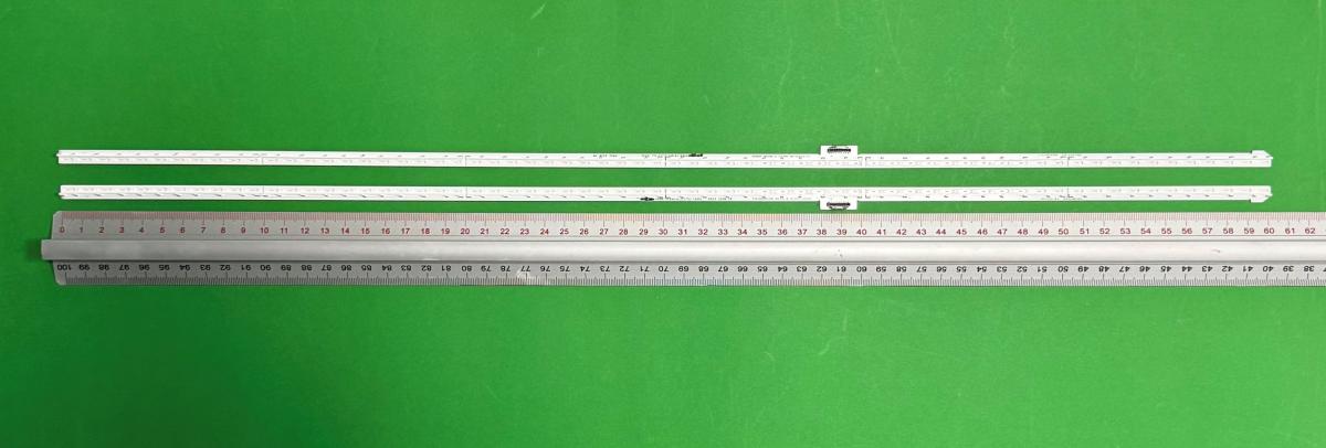Led backlight strip for tv LG 55" set 2pcs , 1pcs x Y23 55QNED80_66LED_A_REV00_220525 Y23_55QNED80_66LED_A_REV00_220525 & 1szt x Y23 55QNED80_66LED_B_REV00_220525 Y23_55QNED80_66LED_B_REV00_220525 , 66LED , 603MM , 6V , blue light .