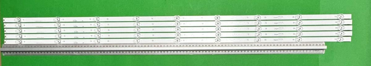 Led backlight strip for tv HISENSE 55" set 5pcs x JL.D55091330-315CS-M_V01 315AS , 9LED , 1081MM , 3V ,
