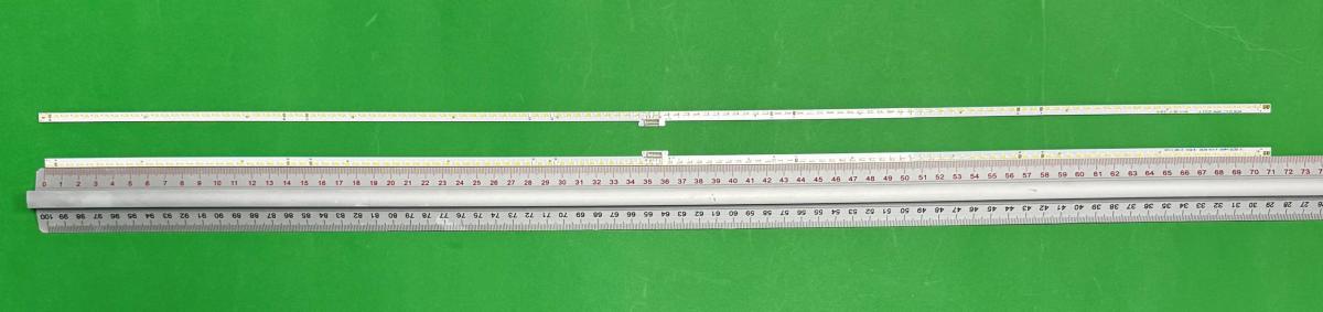Led backlight strip for tv TCL 65" set 2pcs , 1pcs X 4C-LB65C0-HR03L 65P6 KSF 4014 L 65YG411SC0A0 V0 & 1pcs X 4C-LB65C0-HR04L 65P6 KSF 4014 R 65YG411SC0B0 V0  , 65HR411SC083 & 65HR411SC0A3 , 65HR411SCO83 & 65HR411SCOA3120LED , 713MM , 3V ,
