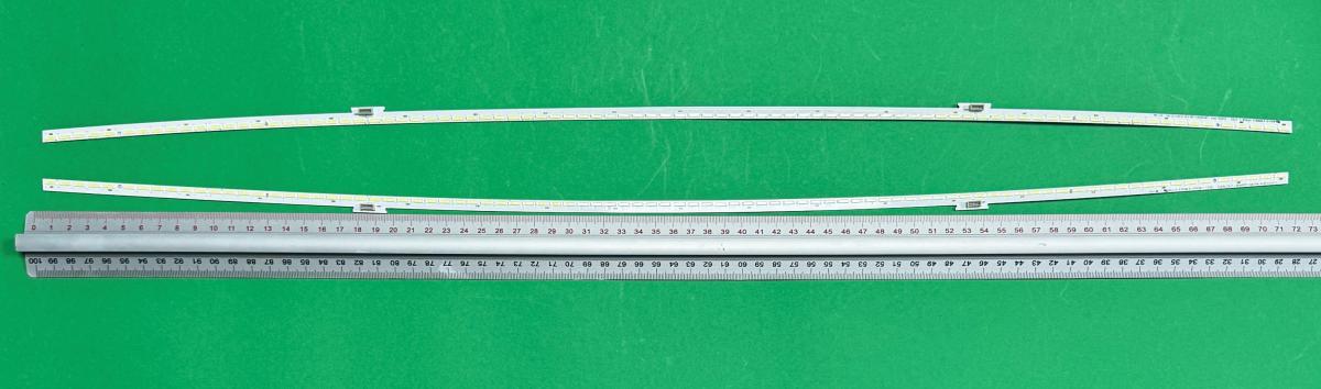 Led backlight strip for tv  HISENSE 65" set 2pcs , 1pcs X EVERLIGHT LBM650M1108-FA-4(HF)(0)(L)  , 88LED , 709MM , 6V & 1pcs X EVERLIGHT LBM650M1108-FB-4(HF)(0) 39921 1178246 184R 184582 E95M740S9 E95M74089 GG-121B1 B023ZM65 39921 1178247 184R 183862 E95M740S9 E95M74089 GG-121B1 B023ZM65 , 88LED , 709MM , 6V ,