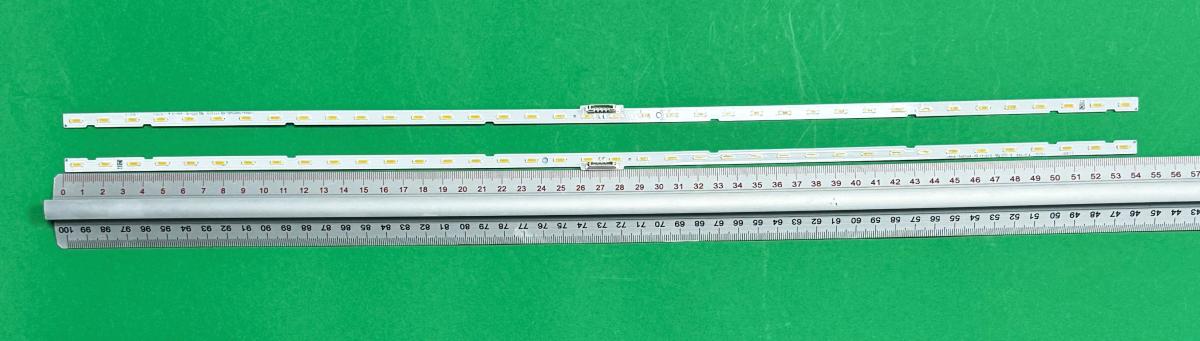 Led backlight strip for tv SAMSUNG 50" set  2pcs X  V8N4-500SM0-R0 BN96-46034A , 38LED , 540MM , 3V ,