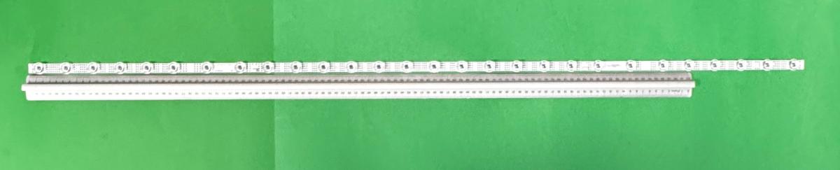 Led backlight strip for tv TCL 58" QLED 4K set 1pcs X MPEG TCL58LB01_3030F2.4D_V0.4_20220627 , MPEG TCL58LB01_3030F2.4D_V0.4 , 28LED, 1179MM , 3V ,  white light ,