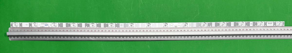 Led backlight strip for tv TCL 40" set 1pcs X TCL40D15-ZC42AG-04DH , 2023-07-27 15S1P , 303TC400043DH ,  15LED, 790MM, 6V ,