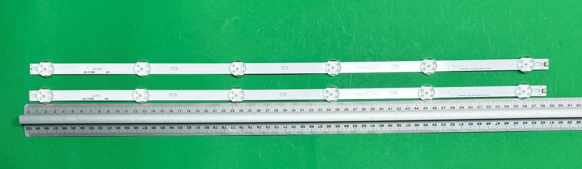 Led backlight strip for tv  PHILIPS 32" set 2pcs x SVK320AI1_WICOP_6LED_Rev03_20170427 , SVK320AI1 ,  6LED, 584MM , 3V ,