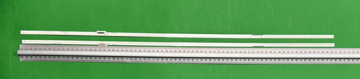 Led backlight strip for tv  PANASONIC 65" set 2pcs , 1pcs X 6202B000E7400 & 1pcs X 6202B000E8400 , 128LED , 705MM , 3V ,