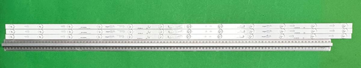 Led backlight strip for tv XIAOMI 43" set 3pcs X 303TC550040A TCL55D12-ZC22AG-05A 4C-LB550T-ZC9 TC550M09 JL.D550C1330-004AS-M_V03 , 12LED , 1066MM, 3V ,