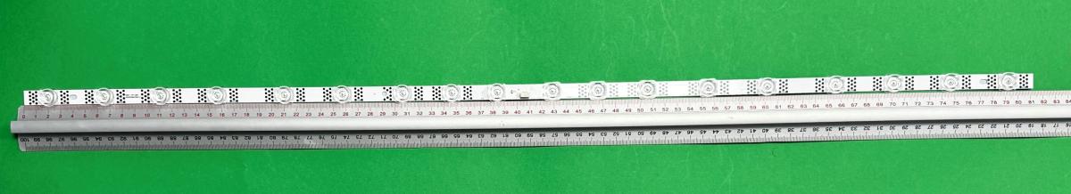 Led backlight strip for tv  TCL 43" set 1pcs x B0101-000421 B0101-000475 43HR330M18A0 43S11 18*1-A15 , 18LED , 813MM 6V ,
