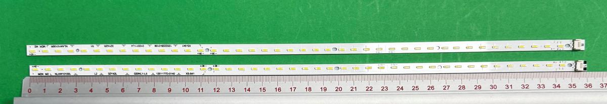 Led backlight strip for tv PANASONIC 32" set  2pcs , 1pcs X NLAW10100L 32Y42L 010311-L4 1202223-0092 & 1pcs X NLAW10100R 32Y42R 010311-L4 1202201-0026 , 42LED , 360MM , 6V ,
