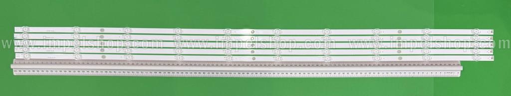 Led backlight strip for tv  PHILIPS 55" set 5pcs x LB5514Z V0_00 , 705TLB55B336BM05L 705TLB55B33KBM01Z , 10LED , 3V ,
