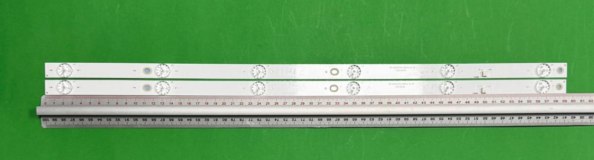 Led backlight strip for tv MANTA / CHANGHONG 32" set 2pcs X RF-AB320E30-0601S-10 A7 LB-C320X15-E7-H-G01-RF2 32D3503V2W6C1B59617M 850150758 , 6LED , 595MM , 3V ,
