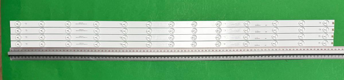 Led backlight strip for tv AKAI 40" set 4pcs x LGL48413-S-100 , 13LED , 926MM , 3V ,
