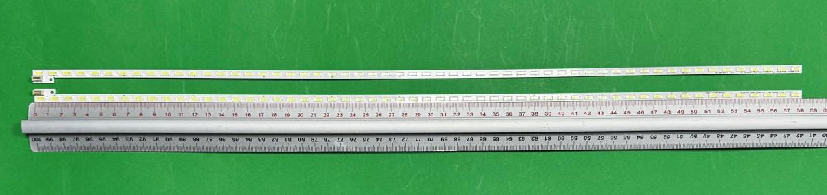 Led backlight strip for tv LG 47"  set 2pcs , 1pcs X LG Inotek 47inch 7030PKG 56EA L-Type Rev0.2_74532_20111201 & 1pcs X LG Inotek 47inch 7030PKG 56EA R-Type Rev0.2_74532_20111201 , 56LED , 585MM , 6V ,