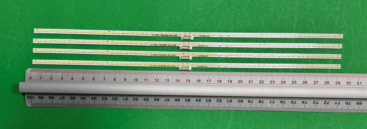 Led backlight strip for tv PANASONIC 47" EDGE set 4pcs X PAV4721 00.P9201GB01 REV:B 20130321 E253939 CS-AL88 94V-0  61.P9202G004 , 64LED , 292MM , 3V ,