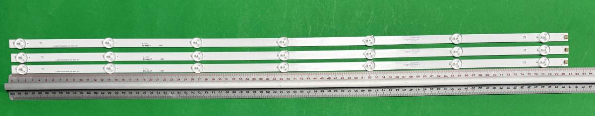 Led backlight strip for tv  SHARP 42" set 3pcs X JL.D42071330-020AS-M_V02 ,  7LED , 808MM , 3V ,