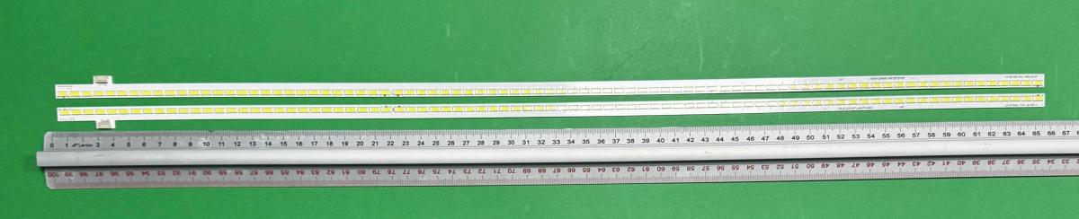 Led backlight strip for tv  PHILIPS 60" set 2szt , 1PCS X Samsung 2013CTP600 7030 L84 & 1PCS x Samsung 2013CTP600 7030 R84 , 84LED , 653MM , 6V ,