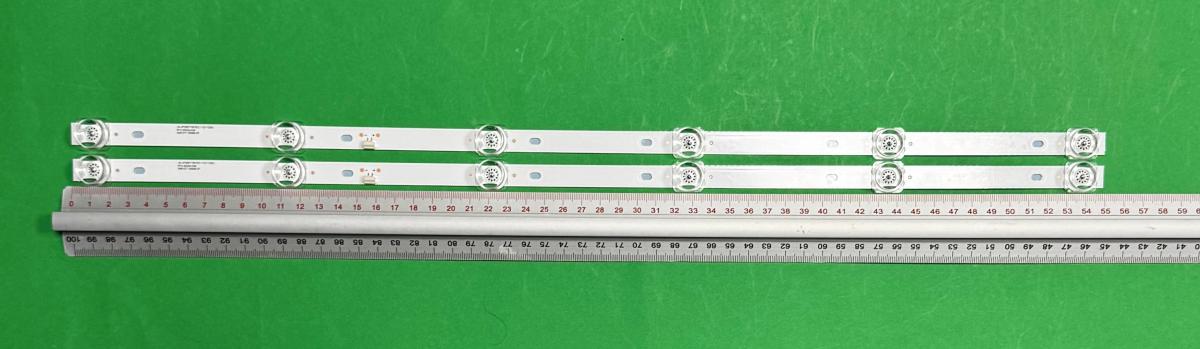 Led backlight strip for tv  TCL 32" set 2pcs X JS-JP32B71061ED.112 R72-32D04-038 , 6LED , 547MM , 6V ,