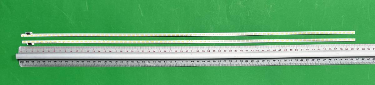 Led backlight strip for tv  Letv 55" set 2pcs , 1pcs X NS 243-L Y  & 1pcs X  NS 243-R Y P90B9979-103-000-00SY P90B-9979-101A , 76LED , 605MM , 3V ,