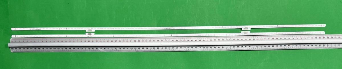 Led backlight strip for tv TCL 75" SET 2pcs x 4C-LB7592-HR02K 75HR710S92A0 , 92LED , 814MM , 6V ,