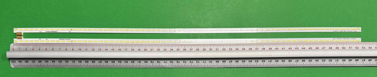 Led backlight strip for tv VESTEL 48"  set 2pcs , 1pcs X 17ELB48ULR4 7020PKG 66EA & 1pcs X 17ELB48ULR2 7020PKG 66EA , 66LED , 529MM , 3V ,