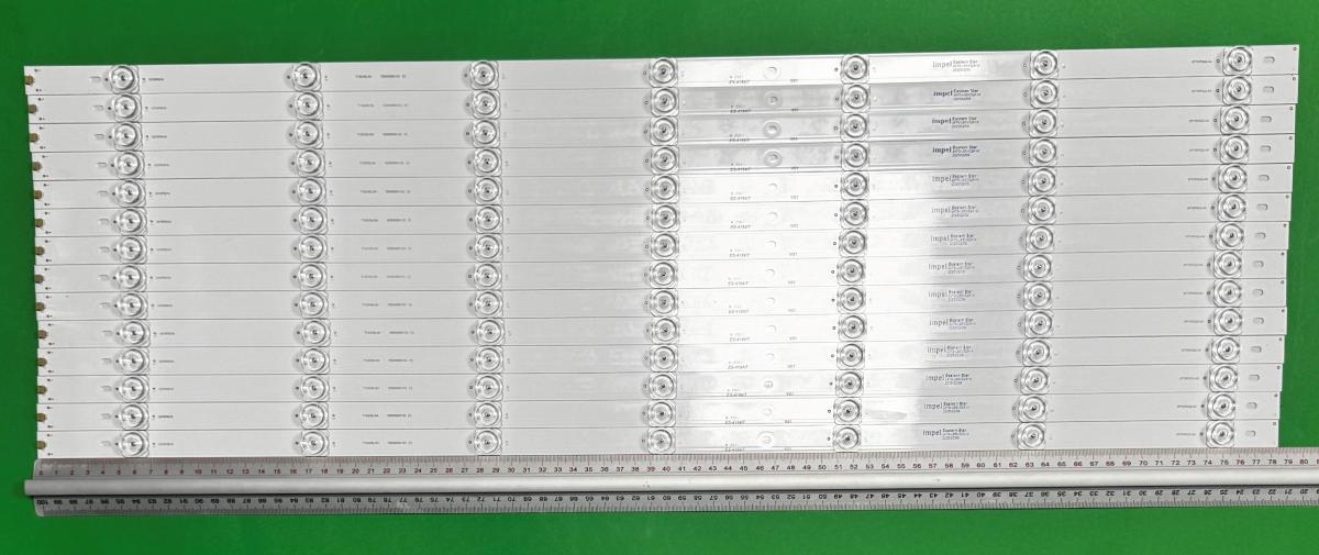 Led backlight strip for tv  SHARP 70" set 14pcs X 4T-C70BFMA 3P70P5022-A0 0370O5016  RF-BS700009SF30-0701T130/05L/S4 1E8090854123 4T-C70AHGA 4T-C70BFMA 4T-70N4A 4T-C70AHNA 4T-C70AHZA 4T-C70AHMA , 7LED , 3V , 787MM ,