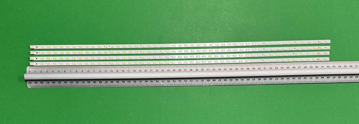 Led backlight strip for tv  SHARP 46" EDGE set , 4pcs X  RUNTK4461TPZZ  K4461TP LK460D3LWARX , 47LED , 522MM , 3V ,