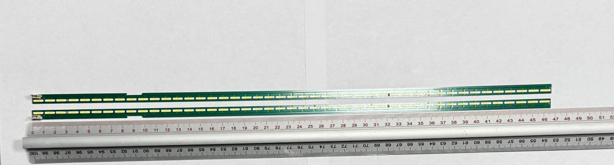 Led backlight strip for tv  LG 43" set 2pcs , 1pcs X 43" V15.5 ART3 UD REV 0.3 6 L-Type 6916L-2308A & 1pcs X 43" V15.5 ART3 UD REV 0.3 6 R-Type 6916L-2309A , 45LED , 468MM , 3V ,