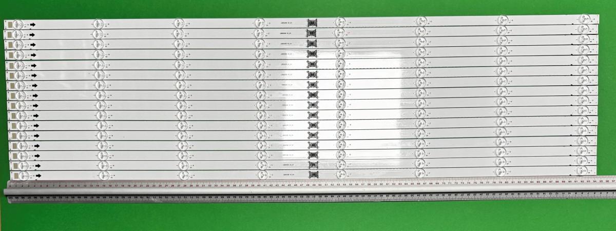 Led backlight strip for tv  SONY 85" set 16pcs x LB8500H V0_00 LB8500B LB8500V , 8LED , 944MM , 3V ,