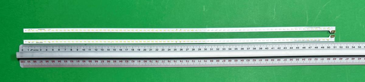 Led backlight strip for tv  TCL 40" set 2pcs , 1pcs X T52M40035AJ1ET13ME55-L-Rev2.0-SDK.42 & 1pcs X T52M40035AJ1ET13ME55-R-Rev2.0-SDK.42 , 76LED , 3V , 509MM ,