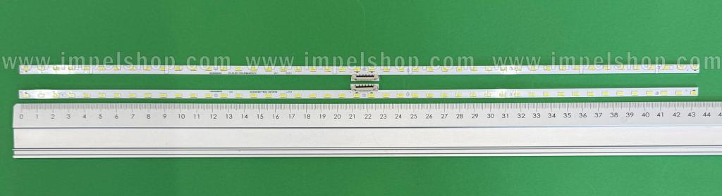 Led backlight strip for tv  PANASONIC 40" set 2pcs , 1pcs X 6202B000E5501 EAFH5AGI521JBHXLC00C3030000C & 1pcs X 6202B000E6501 EAFH5AGI521JBHXLC00C3020003X , 46LED , 436MM , 3V ,