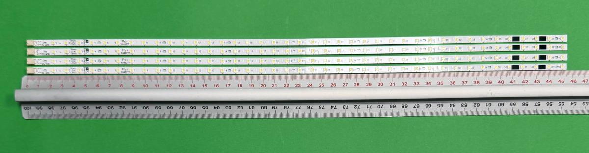 Led backlight strip for tv  SHARP 40"   set 4pcs X RUNTK K4462TP RUNTK K4458TP RUNTK K4462ZZ RUNTK4458TPZZ , 40LED , 456MM , 3V ,