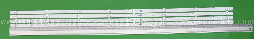 Led backlight strip for tv  PANASONIC 50" set 4pcs x RF-AZ500030SE30-0801 A2 , 8LED , 924MM , 3V ,