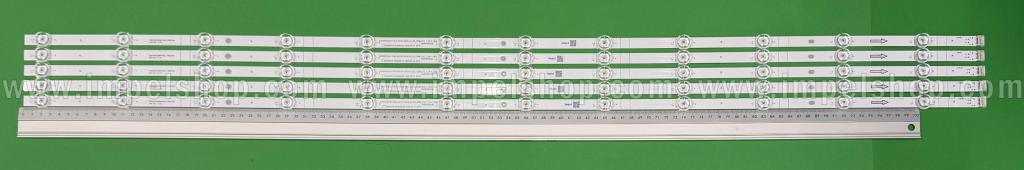 Led backlight strip for tv  HISENSE 55" set 5pcs x JHD550X3U81-TAL2 + 2019112502 + L2_E5_CDM_S12_1_V0.2_TBQ / SH55D12-ZC46AG-03 2019-11-25 6S1P , 12LED , 1081MM , 3V ,