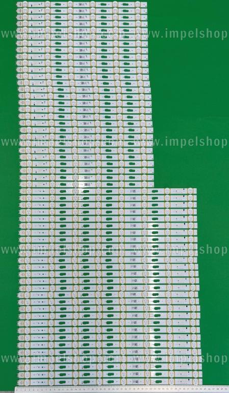 Led backlight strip for tv SAMSUNG 75" , tv backlight for SAMSUNG QE75QN80AA  QE75Q80BAT, set 56pcs , 28pcs x Q80-75LR-8Ea-R00 BN96-50373A QFC80130575S H96EE50373A , 8LED , 332MM , 16V & 28pcs X Q80-75M-6Ea-R00 BN96-50372A QFC800878M H96EE50372A , 439MM , 6LED , 16V , V9Q7-750SMA-R0 & V9Q7-750SMB-R0 , BN96-48091A & BN96-48092A , LM41-00711A & LM41-00712A , LM41-00765A & LM41-00766A , white & blue light ,