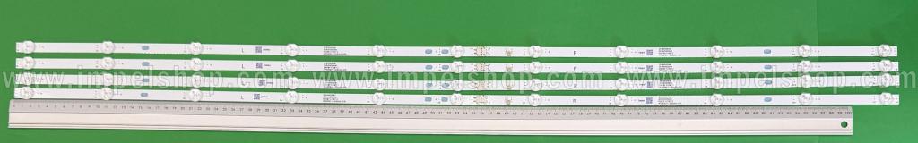 Led backlight strip for tv  XIAOMI 55" set 4pcs X HFSX55D11-ZC62AG-03D HFSX55D11-ZC62AG 303HX550004D , 11LED , 1060MM , 3V ,