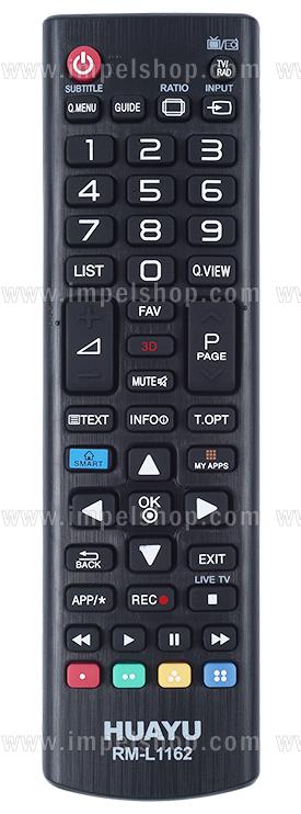 LG SMART TV Remote Control RM-L1162 - HUAYU replacement