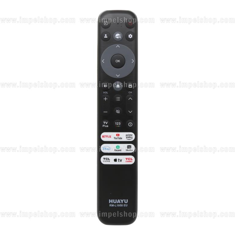 TCL TV Remote Control RM-L1958 EU - HUAYU replacement
