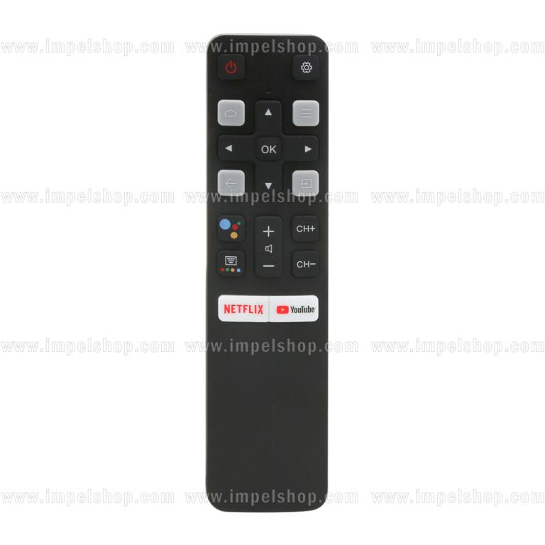 TCL voice SMART TV Remote Control RC802V FNR1 - HUAYU replacement , Netflix Youtube ,