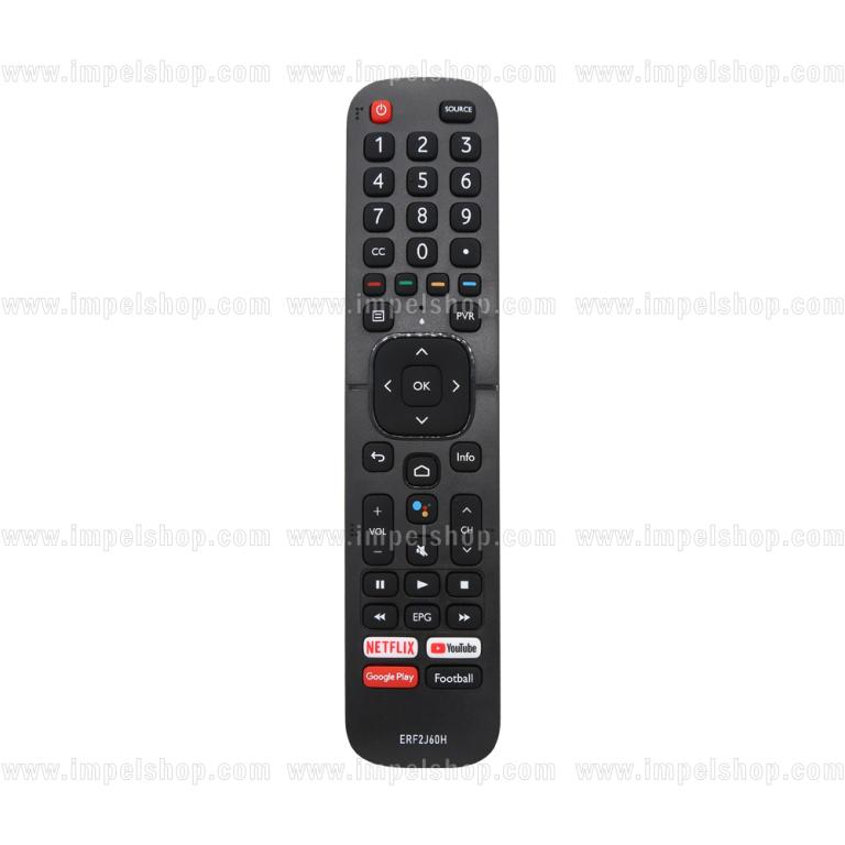 HISENSE voice SMART TV Remote Control ERF2J60H - HUAYU replacement , Netflix Youtube Google Play ,