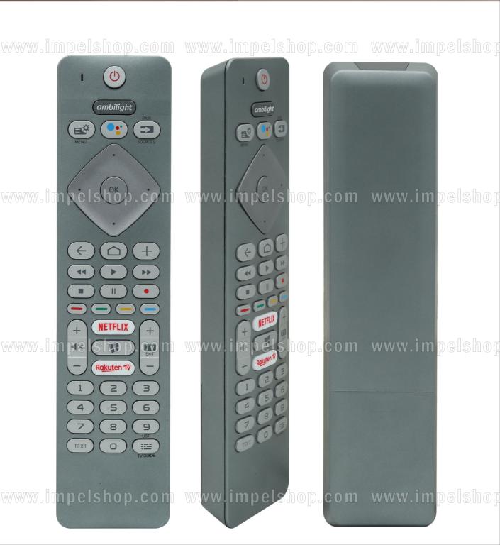 PHILIPS voice SMART TV Remote Control PH-V1 - HUAYU replacement , Netflix Ambilight Voice Rakuten TV,