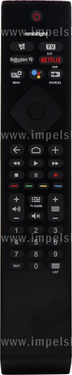 PHILIPS voice SMART TV Remote Control PH-V3 - HUAYU replacement , Netflix Rakuten ambilight ,