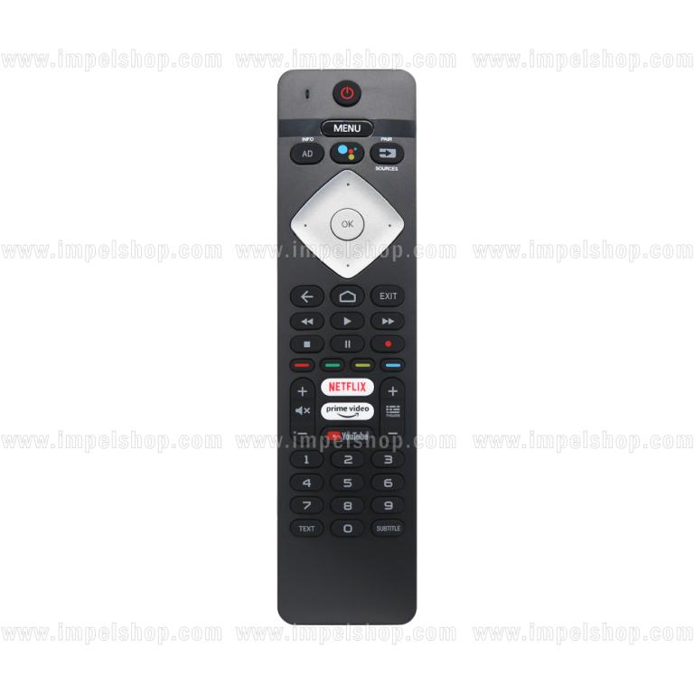PHILIPS voice SMART TV Remote Control PH-V8 - HUAYU replacement , Youtube Netflix Prime Video ,