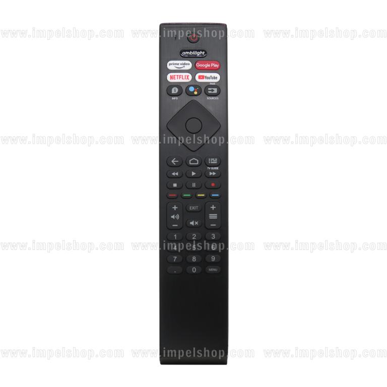 PHILIPS voice SMART TV Remote Control PH-V13 - HUAYU replacement , Youtube Netflix Prime Video Google Play ambilight ,