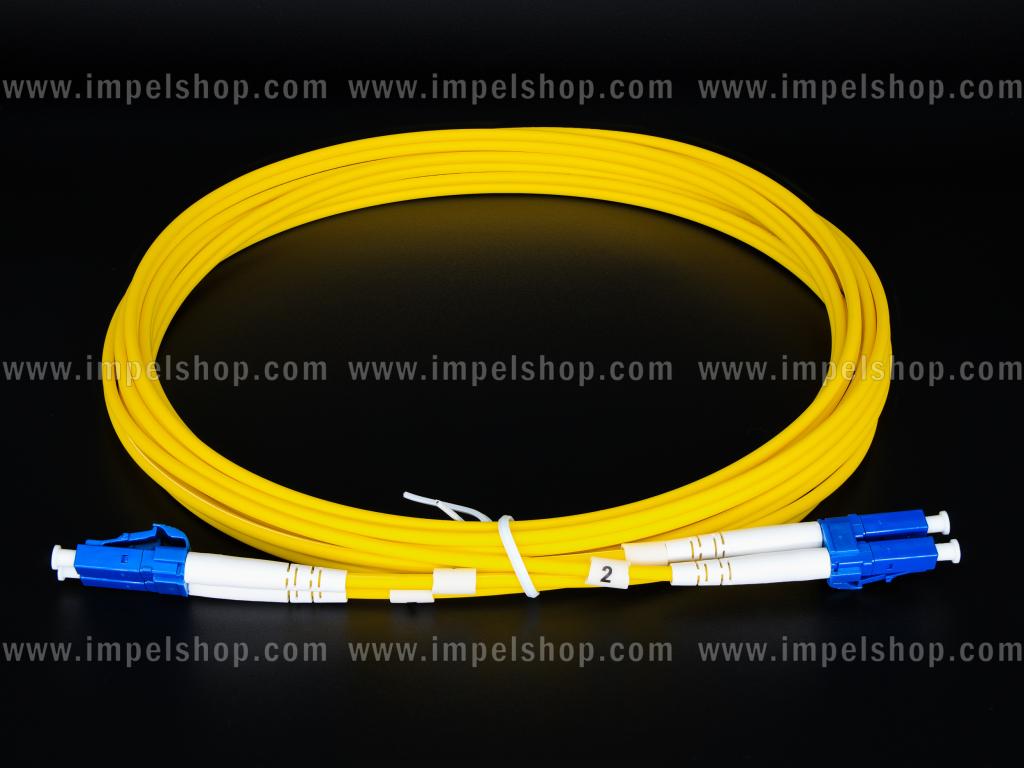 Patchcord SM G652D, Duplex, 3.0mm, LC/PC - LC/UPC, 3m