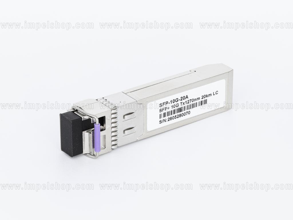 Transceiver 10G, SFP+, BIDI, WDM, SMF 1xLC, 20km, Tx1270nm / Rx1330nm, DDM , CISCO compatible